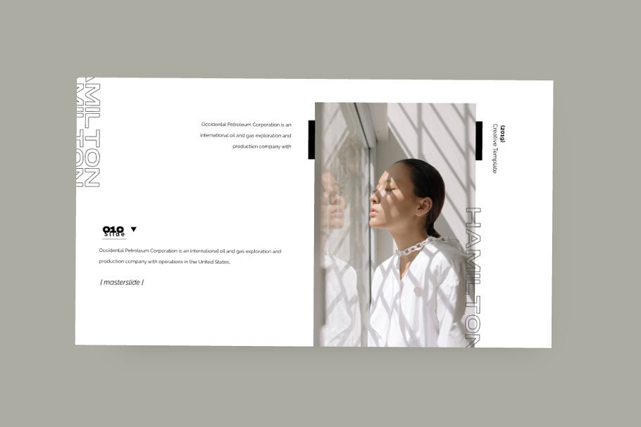 Hamilton Presentation Template