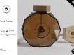 Free Honey Bottle Mockup