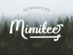 Mimitee Script Font Demo