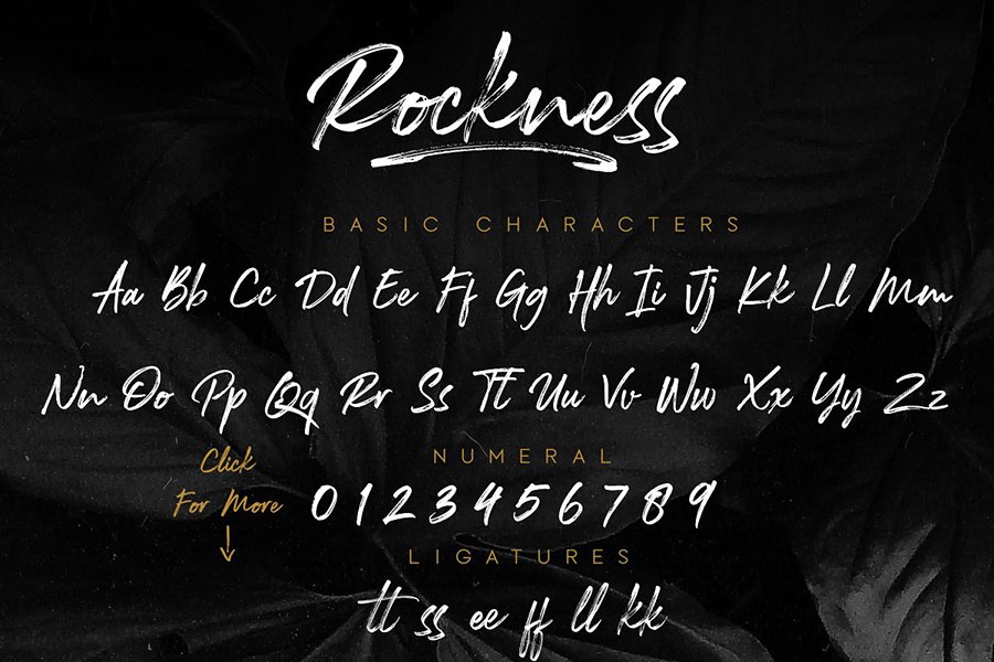 Rockness Handbrush Font