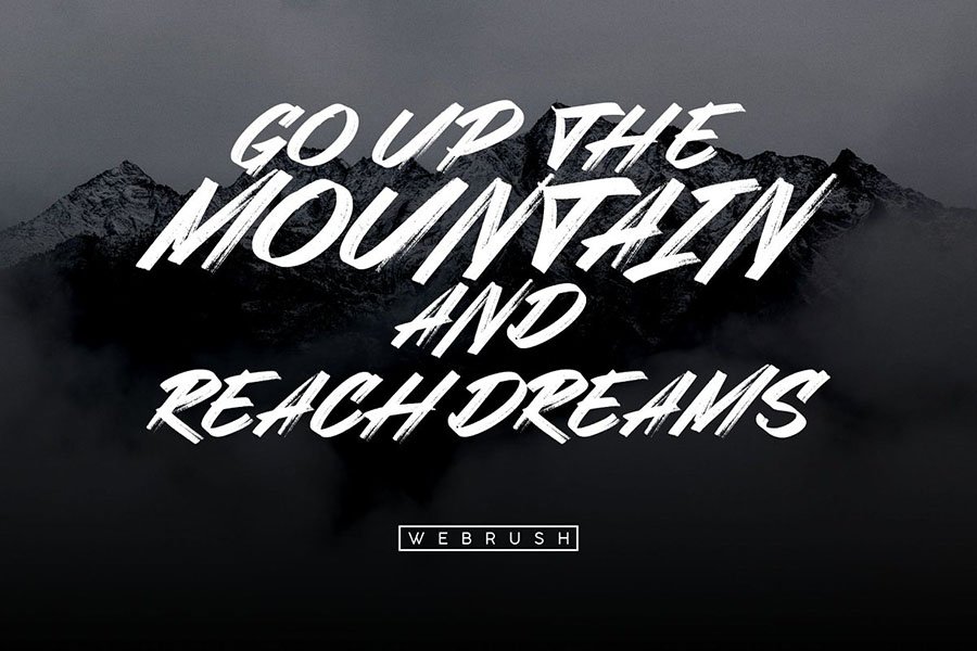 Webrush Urban Style Font