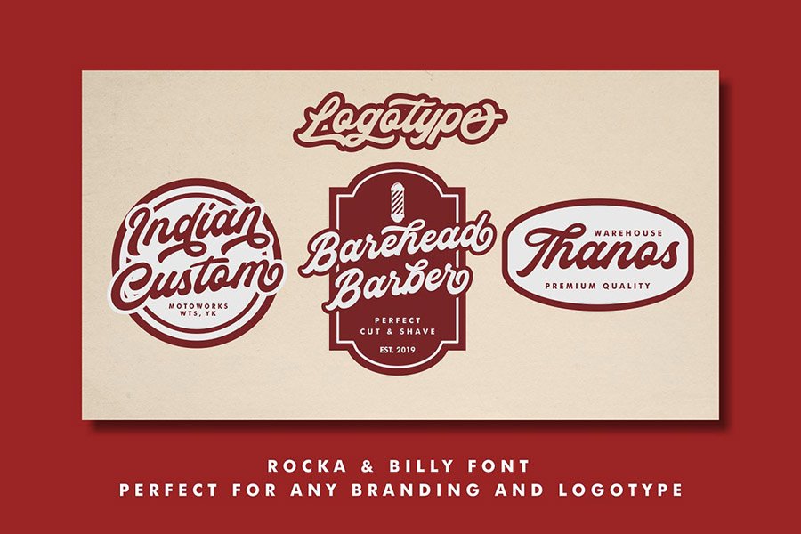 Rocka and Billy Font Demo
