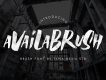 Availabrush Display Brush Font