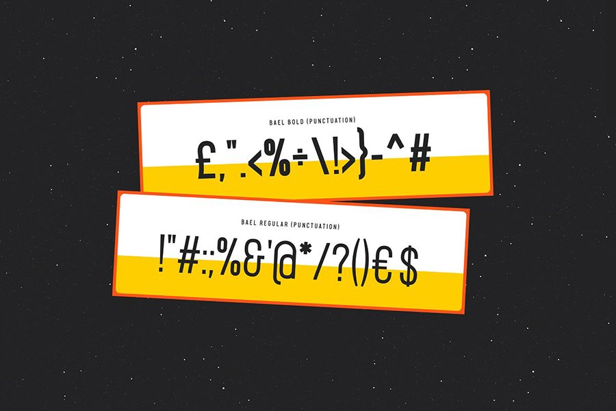 Bael Light Sans-Serif Font