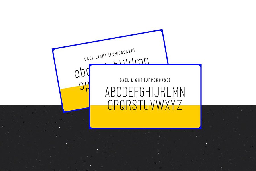 Bael Light Sans-Serif Font