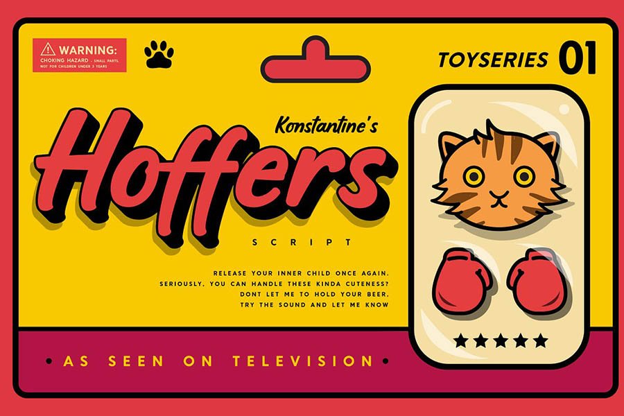 Hoffers Playful Display Font