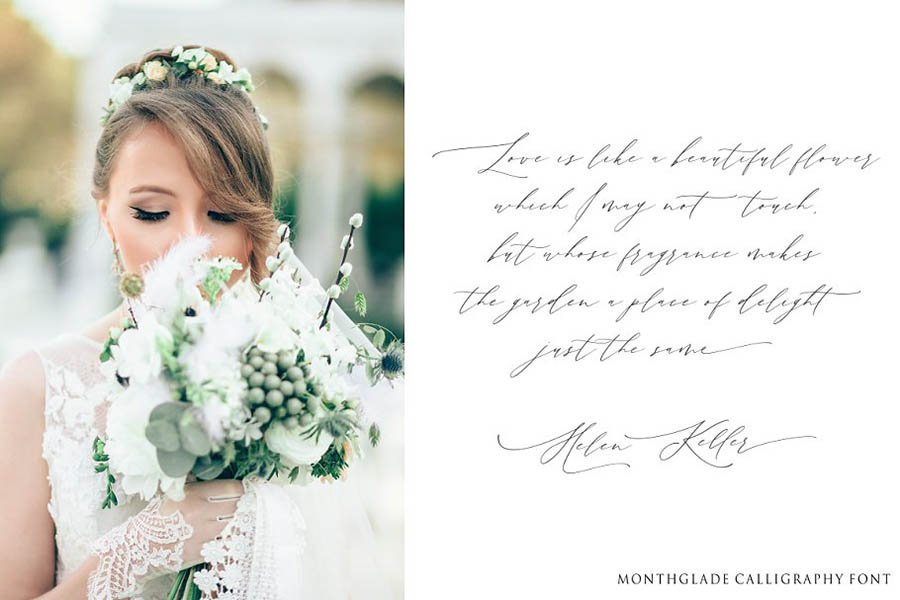 Month Glade Script Font