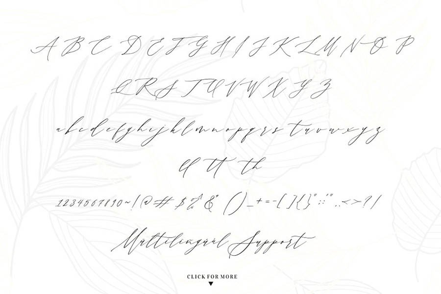 Month Glade Script Font