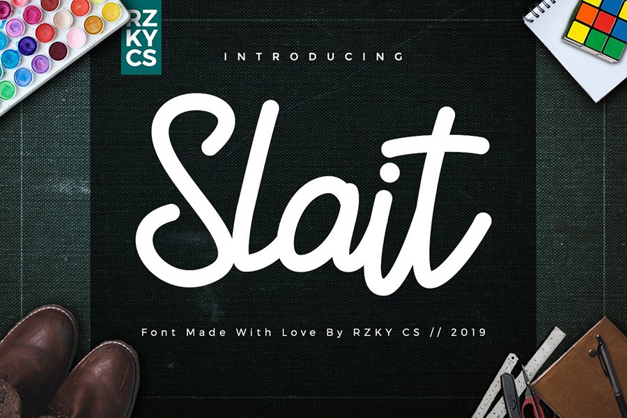 Slait Monoline Script Demo