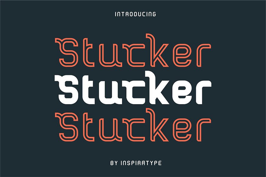 Stucker Display Font Demo