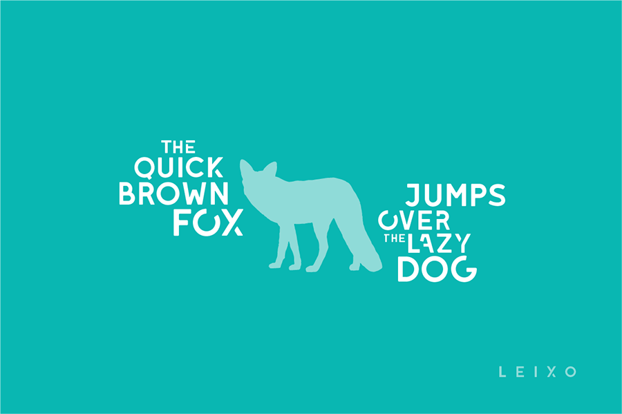 Leixo Stylish Stencil Font