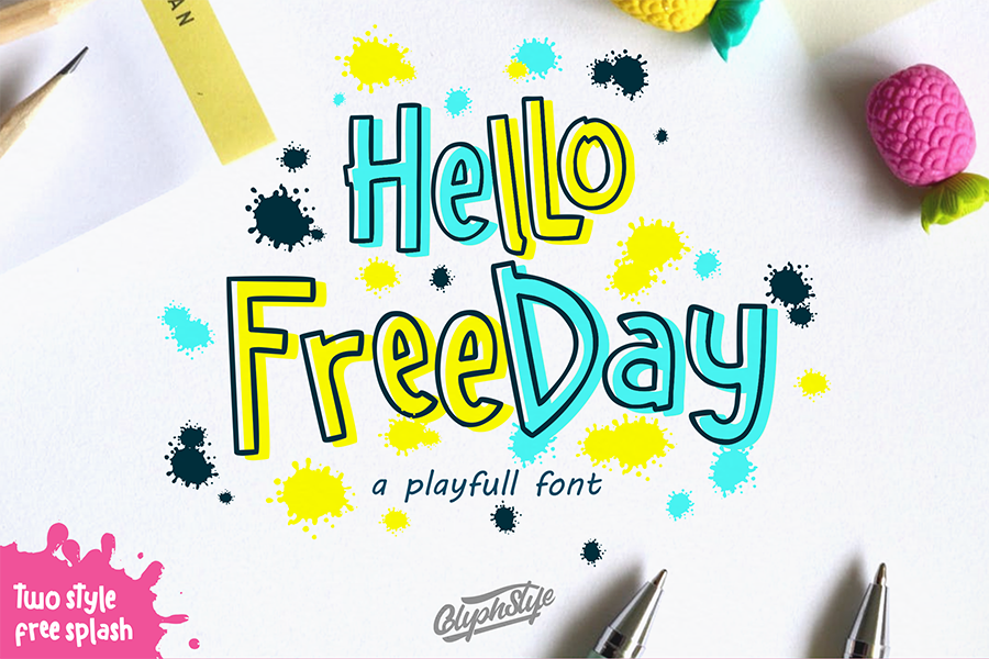 Hello Freeday Playful Font