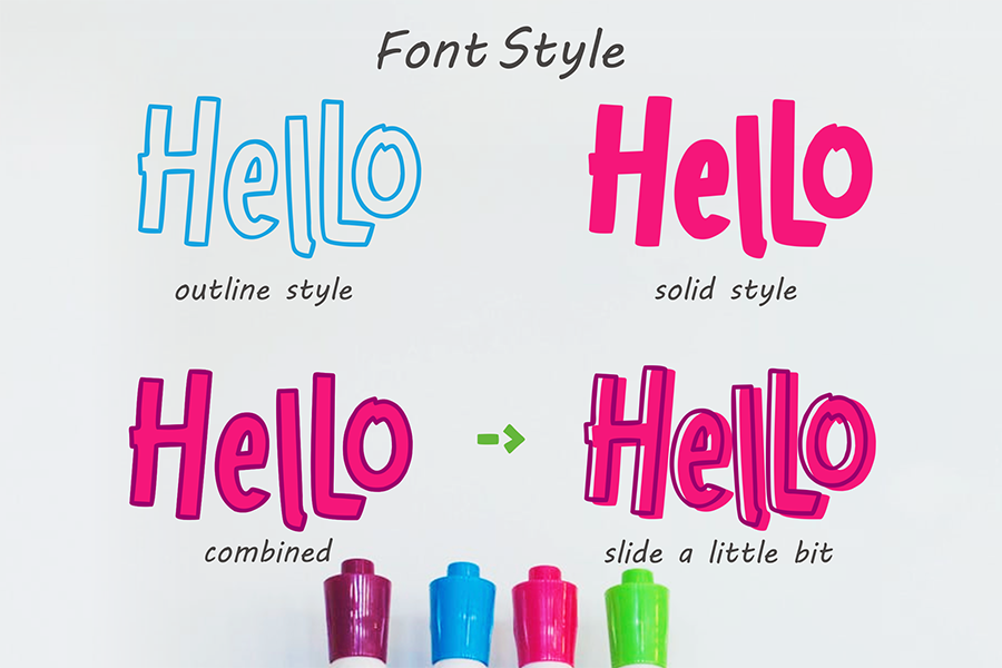 Hello Freeday Playful Font