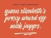 Right Times Brush Script
