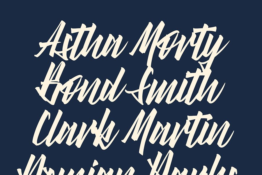Right Times Brush Script