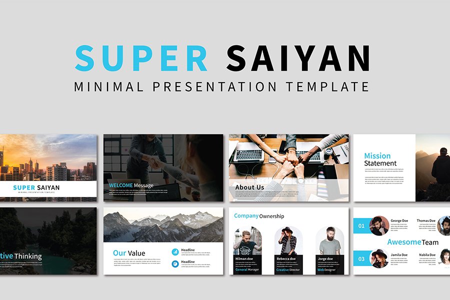 Super Saiyan Presentation Template