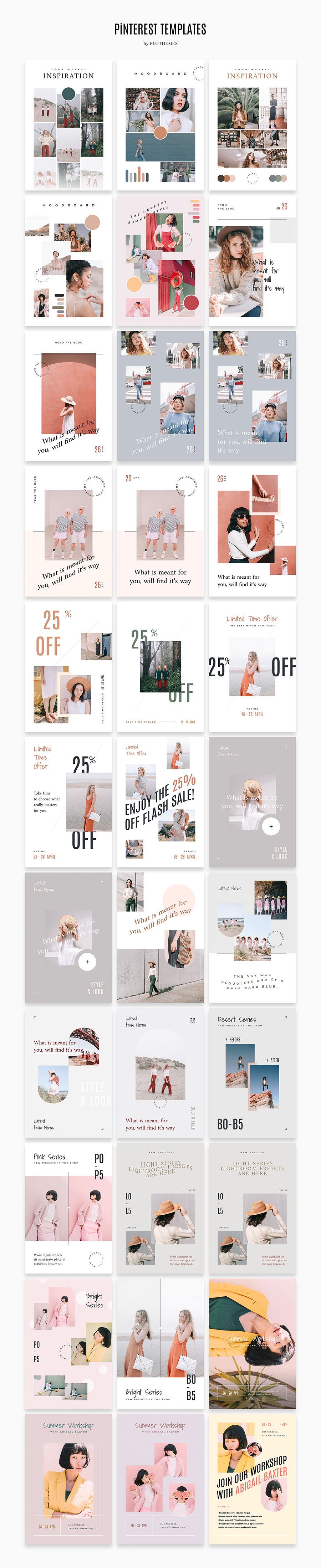 Free Pinterest Creative Template