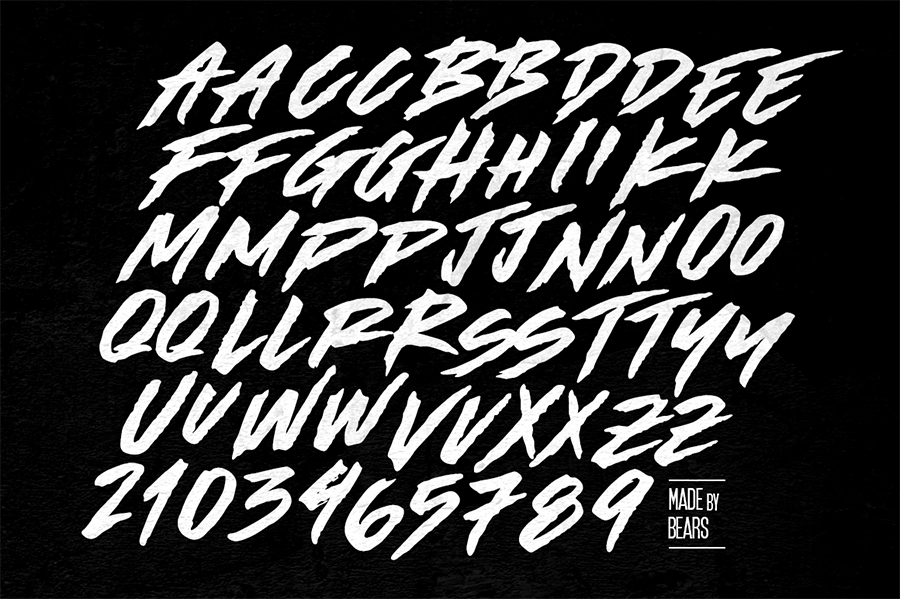 Made By Bears Display Font