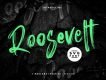 Roosevelt Brush Font Demo