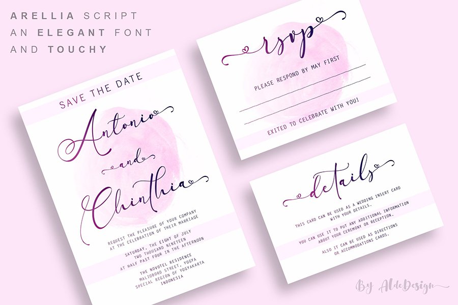 Arellia Handlettering Script