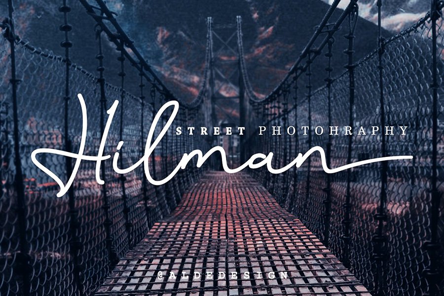 Birmingham Signature Script Font