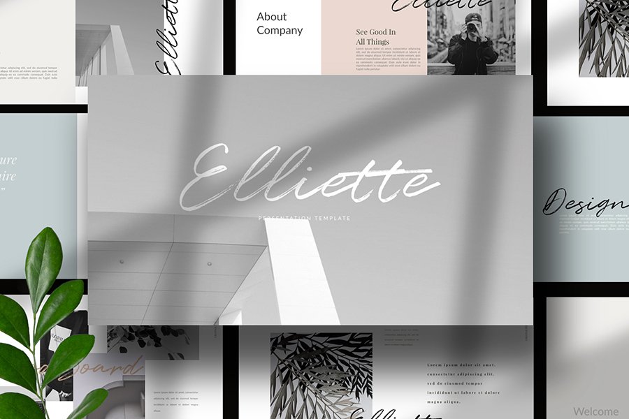 Elliette Presentation Template