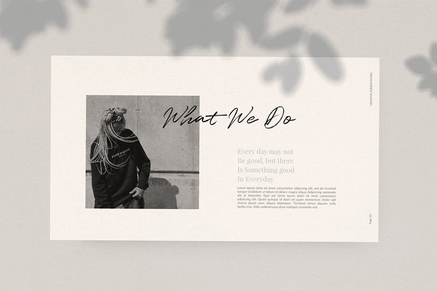 Elliette Presentation Template