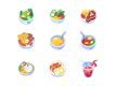 9 Free Colorful Food Icons
