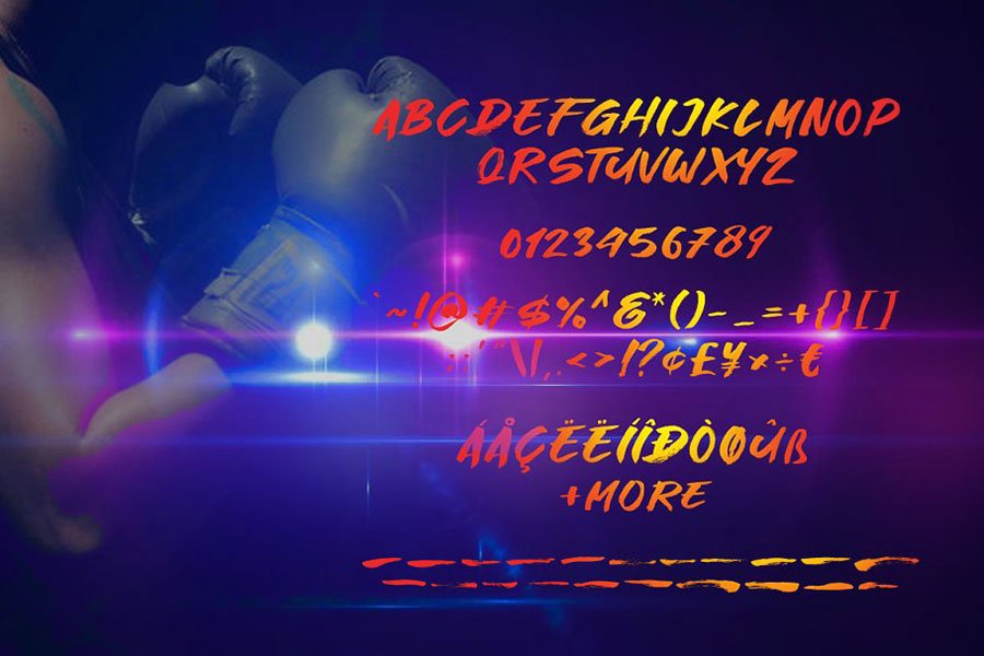 Great Fighter Display Font
