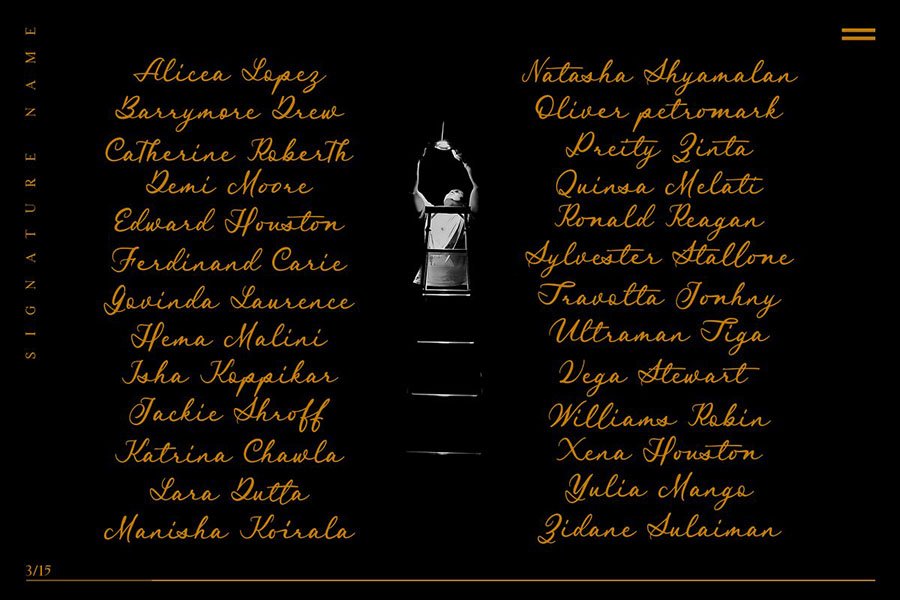 Royal Stamford Script Font