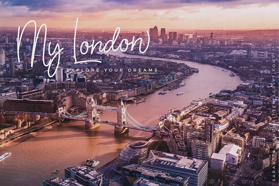 Sarantta Handwritten Script Font