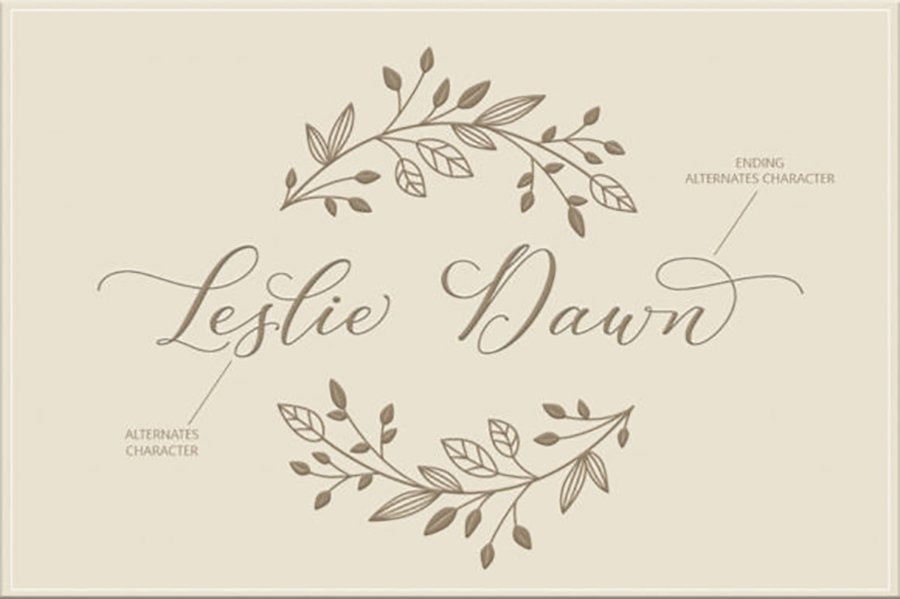 Leslie Dawn Modern Calligraphy