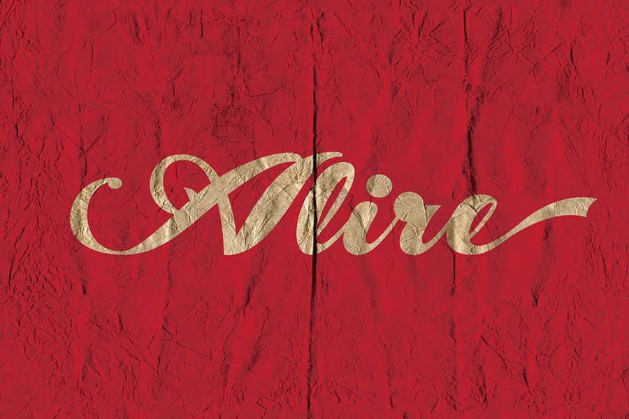 Alire Cursive Script Font
