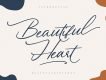 Beautiful Heart Script Font