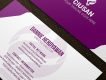 Purple Business Card Template