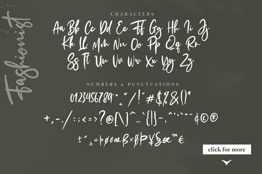 The Fashionist Script Font