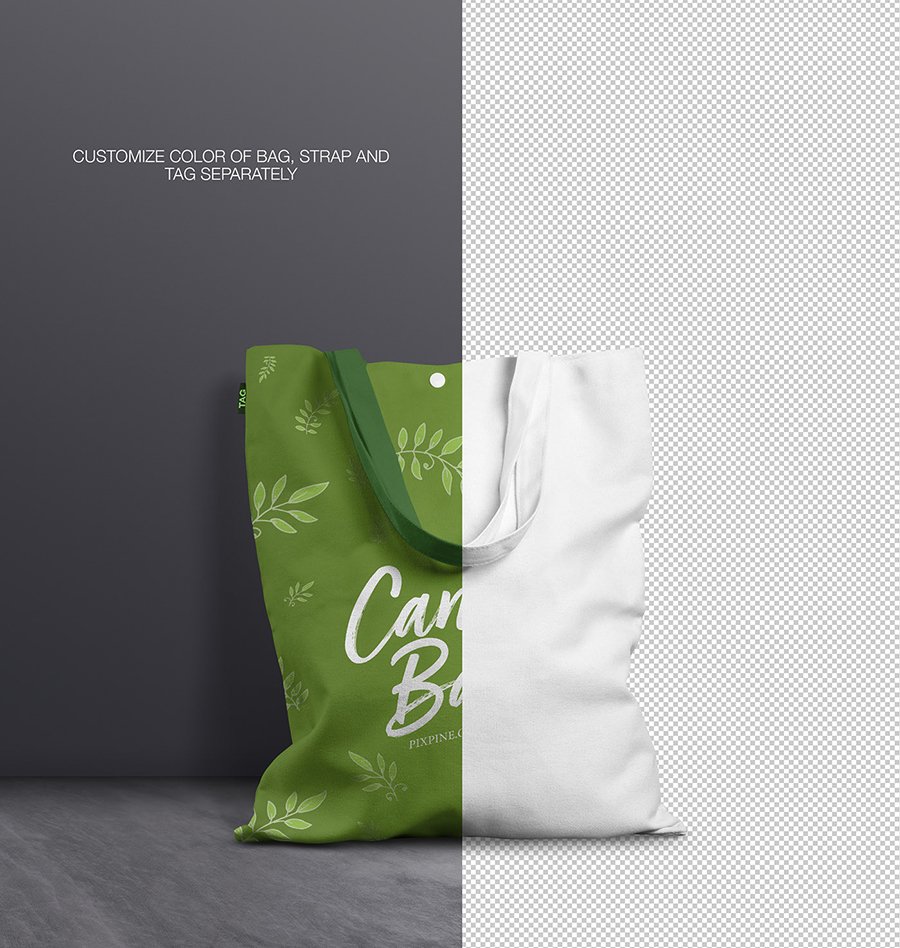 Free Canvas Bag Mockup