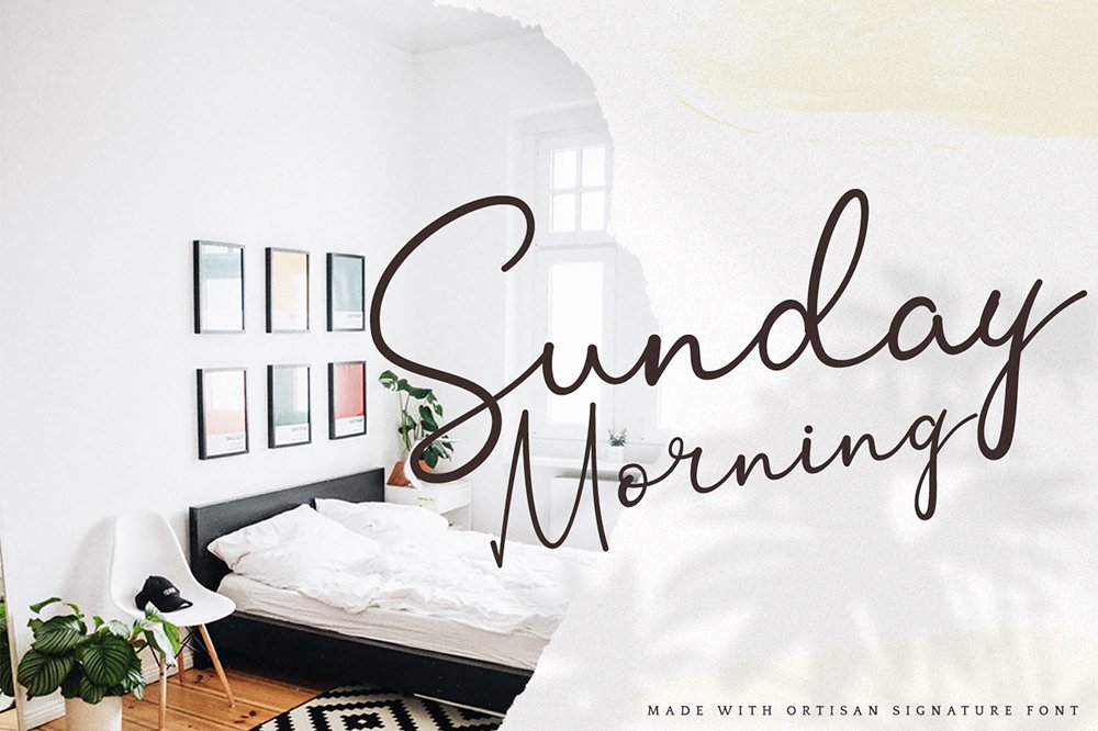 Free Ortisan Signature Font