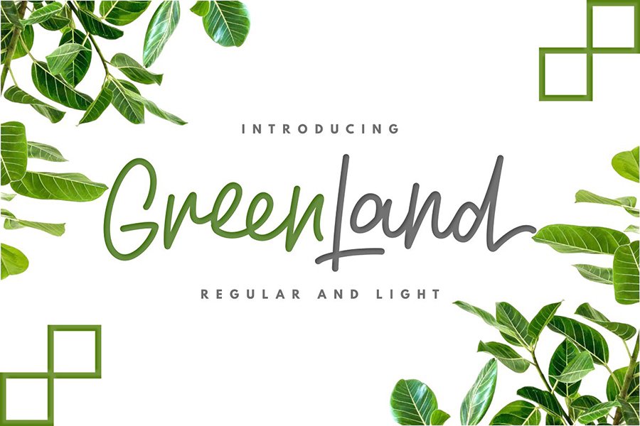 Greenland Handlettering Script