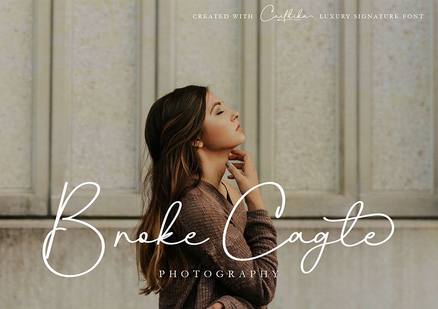 Canthika Stylish Signature Font