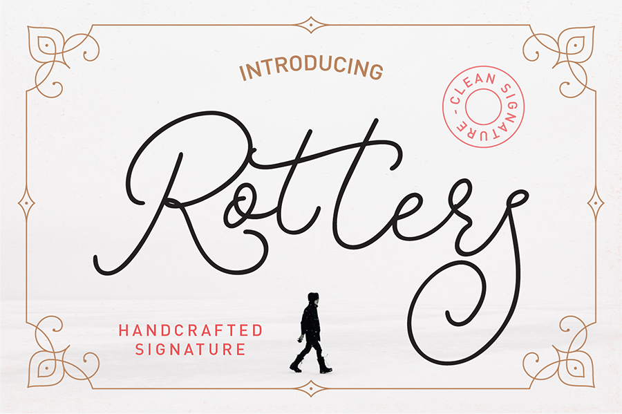 Rotters Monoline Script Font