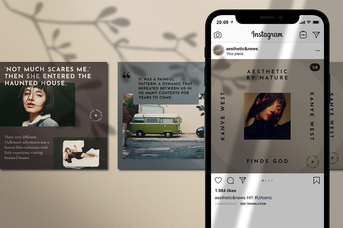 Aest News Instagram Templates