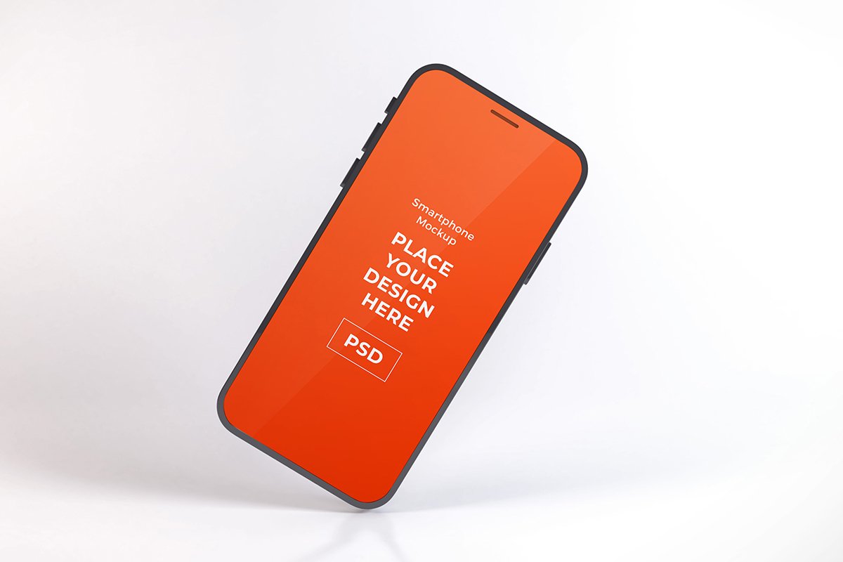 Floating Free iPhone Mockup