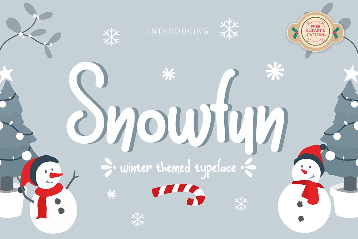 Snowfun Free Cute Font