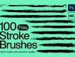 100 Stroke Photoshop Brushes