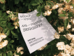 Poster in Rose Bushes Mockup