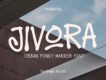 Jivora - Urban Marker Font